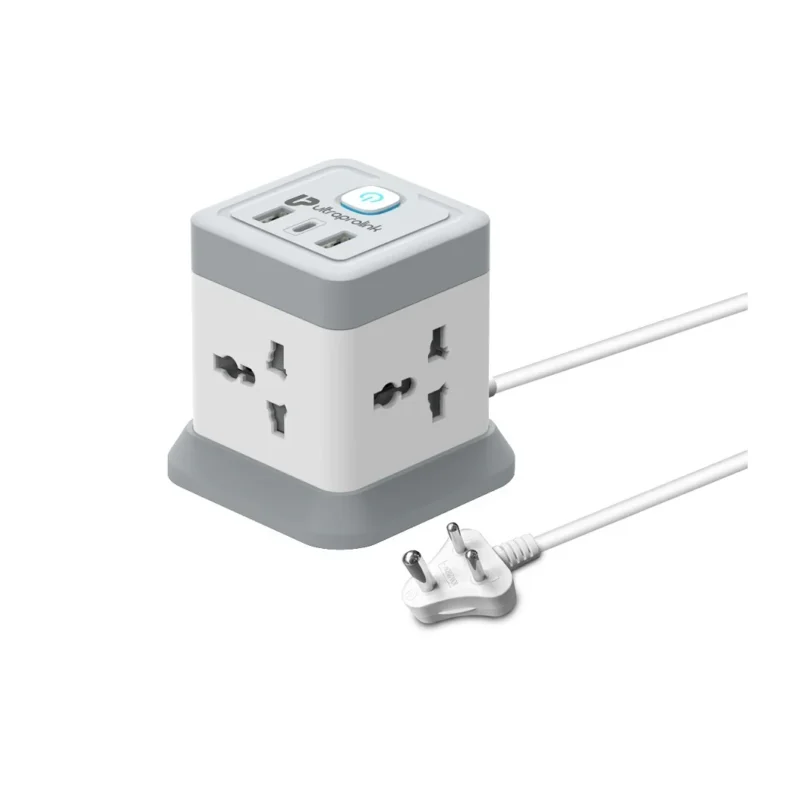 Power Qube Desktop Surge Protector with QC3.0 & 20W Power Delivery Port