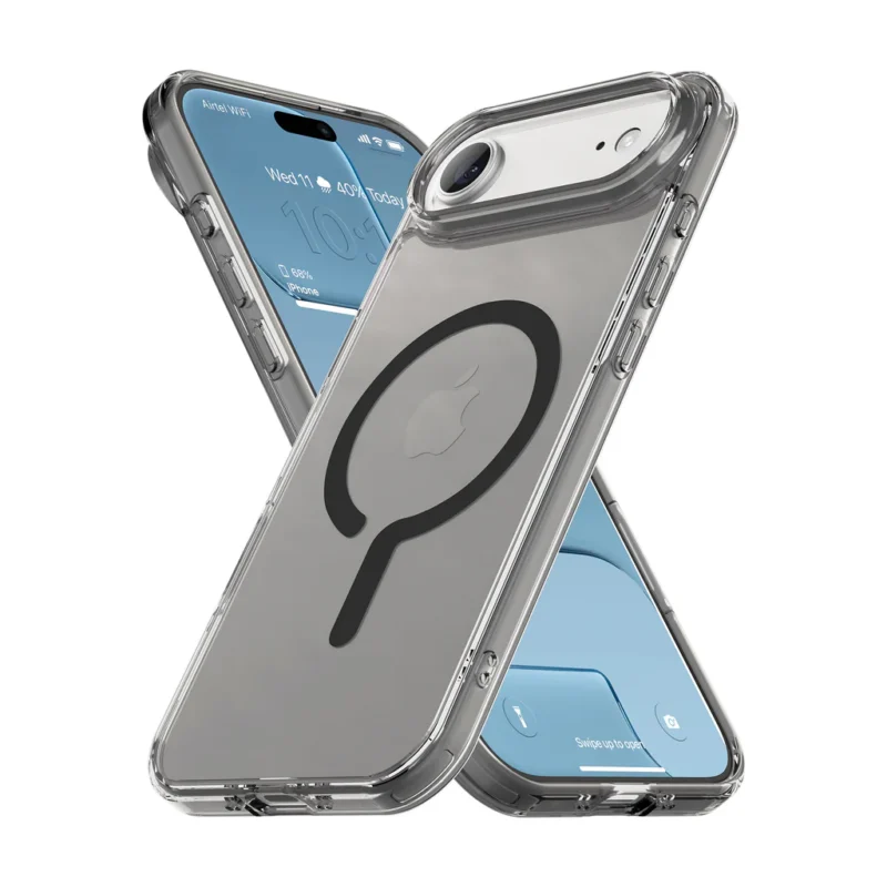 Apple iPhone 17 Air Glassy Magpro Smokey Transparent Back Cover