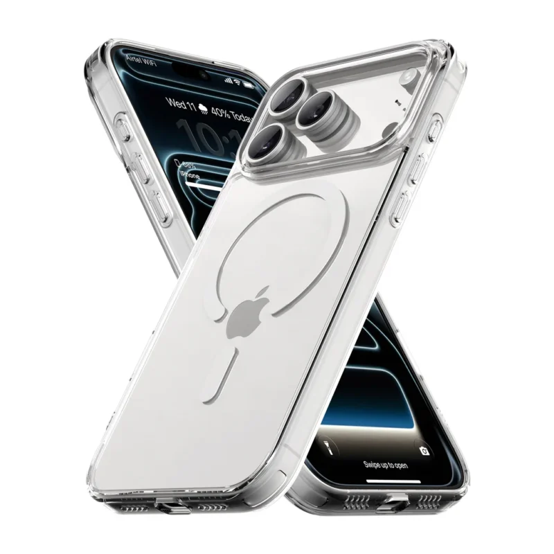 Apple iPhone 17 Pro Max Glassy Magpro Clear TPU Back Cover