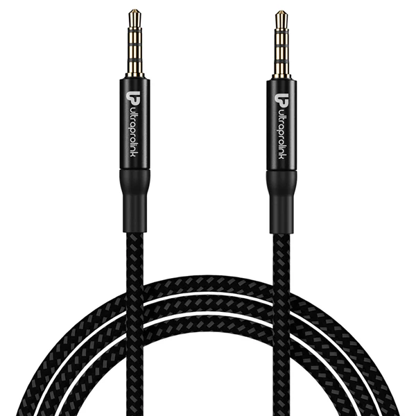 AudioOX   3.5mm–3.5mm   Nylon   Braided   Audio   Cable   1.5m