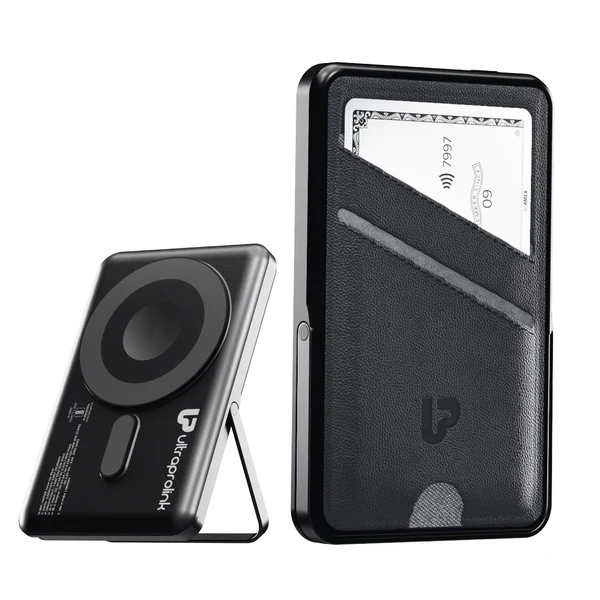 Juice-Up   Swipe   Mag-safe   power   bank   5000mAh   with   Stand   &   Wallet