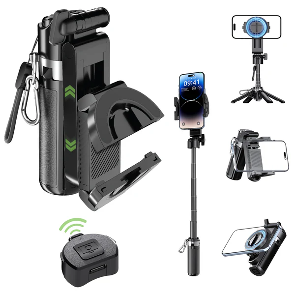 Snap-Z   Two   Ultra-Compact   Selfie   Stick   &   Tripod