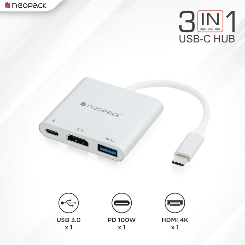 3 IN 1 Multiport USB-C Hub