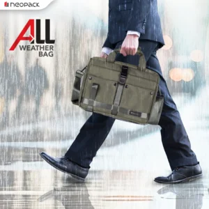 All Weather Shoulder Bag For Upto 14.2 Macbooks (Military Green)-1