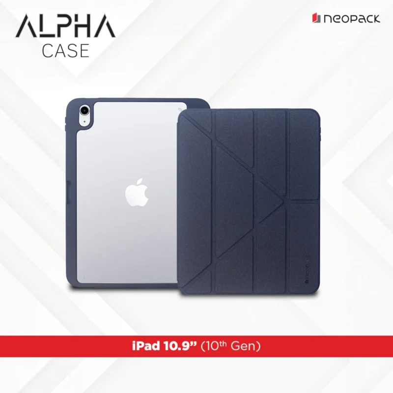 Alpha Case with Apple Pencil Holder for iPad 10.9", Fits: 10th Gen. and iPad 11", Fits: 11th Gen 2025 Model