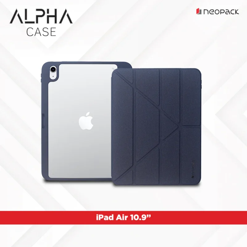 Alpha Case with Apple Pencil Holder for iPad Air 10.9", Fits: 4th & 5th Gen. / iPad Air 11", Fits M2 & M3 Models