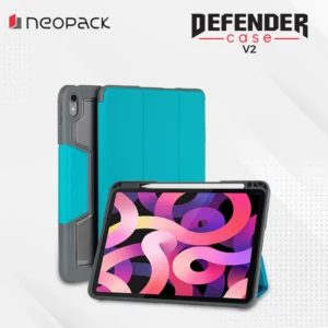 Drop Tested Defender Case with Pencil Holder for iPad Air 10.9in Fits 4th 5th Gen (Green)-1