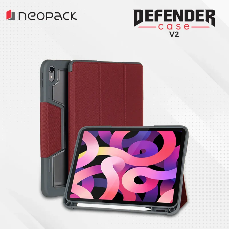 Drop Tested Defender Case with Pencil Holder for iPad Air 11" (2024 Model) & iPad Air 10.9", Fits: 4th & 5th Gen