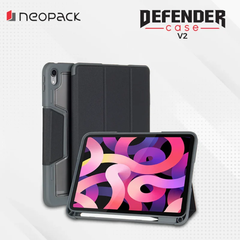 Drop Tested Defender Case with Pencil Holder for iPad Air 13, Fits: M2 and M3 Models / iPad Pro 12.9", Fits: 4th, 5th, 6th Gen.