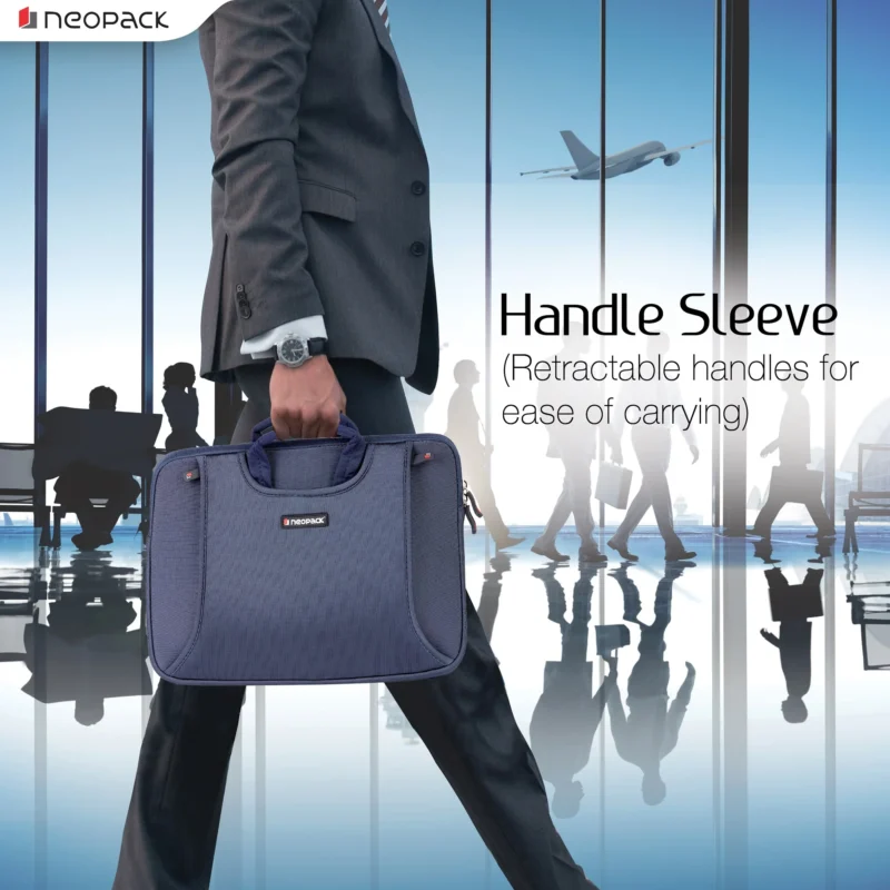 Handle Sleeve For Upto 14.2" Macbooks & 13" Laptops