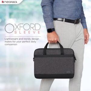 Oxford Sleeves For Upto 14.2in Macbooks (Black)-1