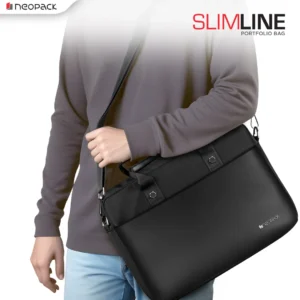 Slim-Line Professional Bag for Up to 14.2in Macbooks & 13.3in Laptops (Black)-1